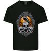 Gagak and Skulls Gothic Biker Crow Birds Mens Light Cotton T-Shirt Unisex T-Shirt