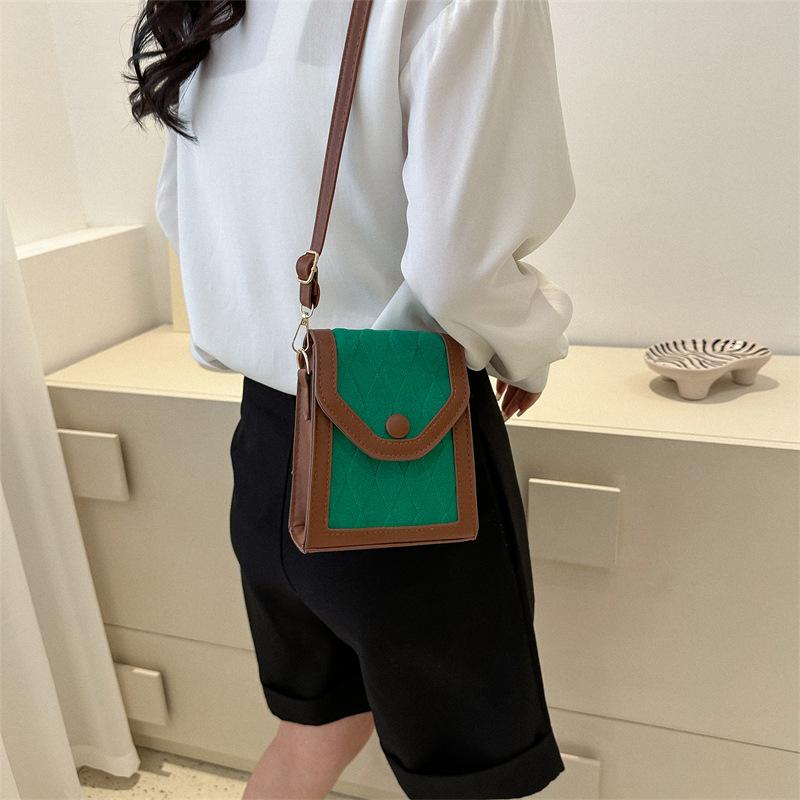 Fashion Mobile Phone Bag for Women Phone Pocket PU Leather Handbags Shoulder Bag Lady Crossbody Bags Small Bags for Phones