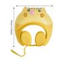 Cute Animal Shape Baby Shower Cap – Soft Adjustable Baby Shampoo Cap, Waterproof Eye Ear Protection, Children's Bath Cap For Kid