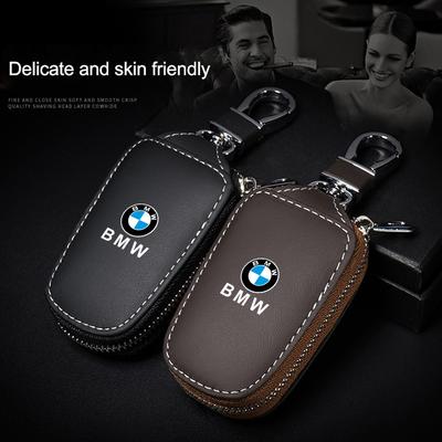 New Luxury Leather Car Remote Key Case Cover Keychain Protector Bag For M Performance E46 E90 E60 F10 F30 E39 E36 F20 E87