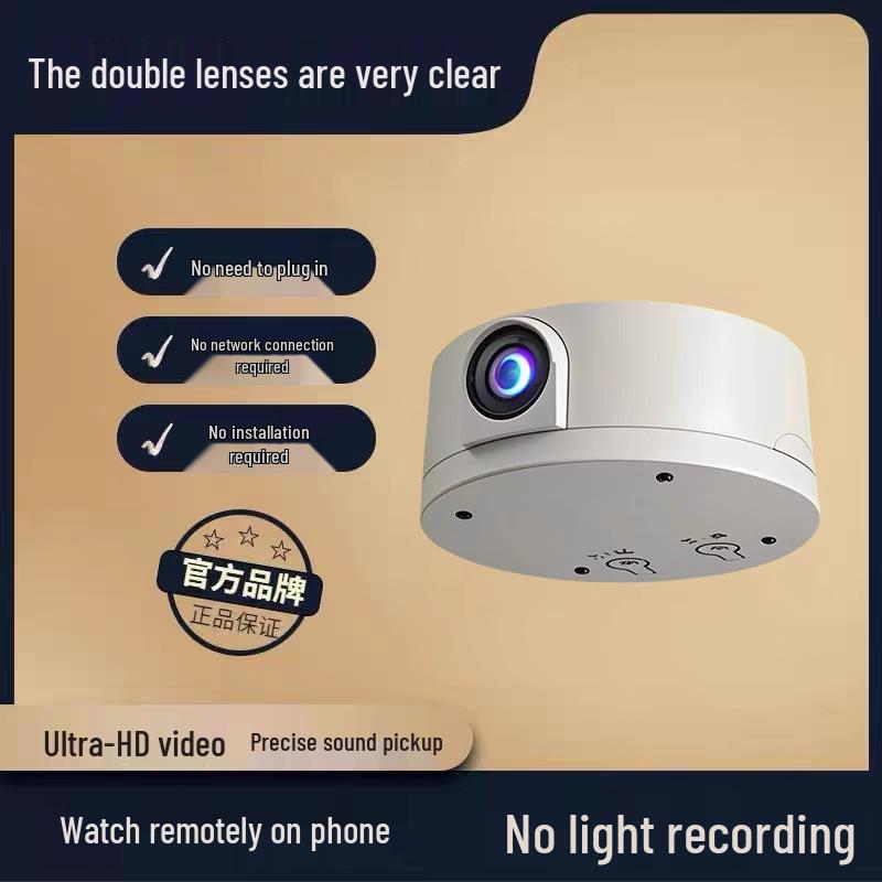 

24-Hour HD Wireless Camera with Battery Backup for Remote Indoor/Outdoor Security; No Plug Needed.