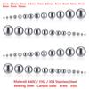 304 Stainless Steel Ball High Precision Bearing Ball Small Smooth Solid Bead Ball Round Bead Dia 2mm-10mm MTB Kid Bike Scooter
