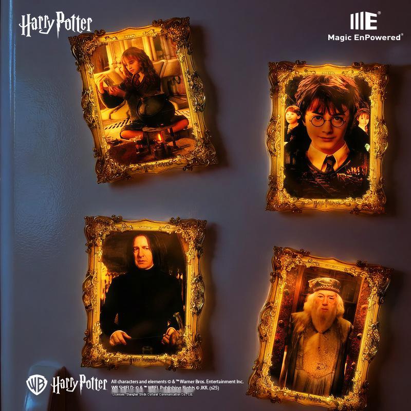 Licensed Harry Potter 3D Night Light Magnet with Adjustable Brightness – Warner Bros. Pocket Mirror