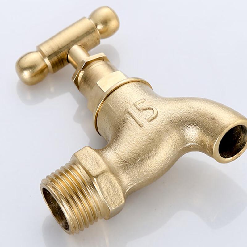DuAo Vintage Brass Single Cold Water Faucet
