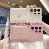 Wallet Card Holder Case for Samsung Galaxy A17 A16 A36 A56 A26 A55 A35 A15 A54 S25 FE Crossbody Lanyard Strap PU Leather Cover
