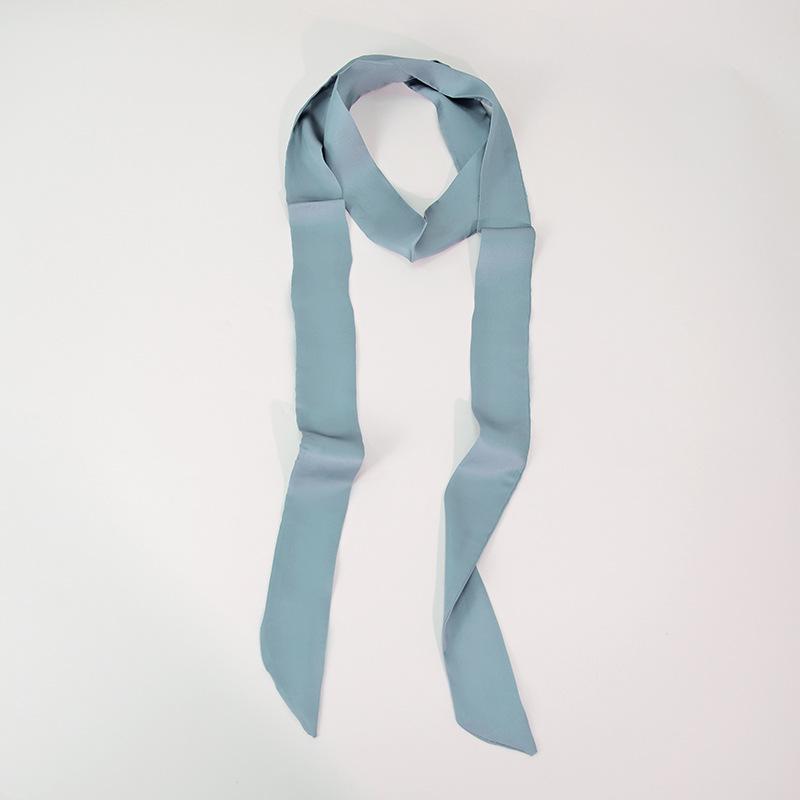 Elegante Sciarpa in Seta Raso 200cm: Accessorio Sottile, Lungo e Stretto da Donna per Capelli, Collo, Borsa o Cintura