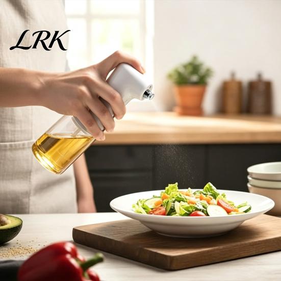 Ölspender für Salate 240ML Elektrischer Sprüher Kochen, Mister Sprühflasche Präzise Steuerung, Küchenhelfer Heißluftfritteuse Kontinuierlich Fein