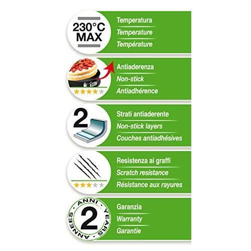 Moule démontable - GUARDINI - Gardenia - Acier anti-adhérent - 30 cm - Couleur Noir