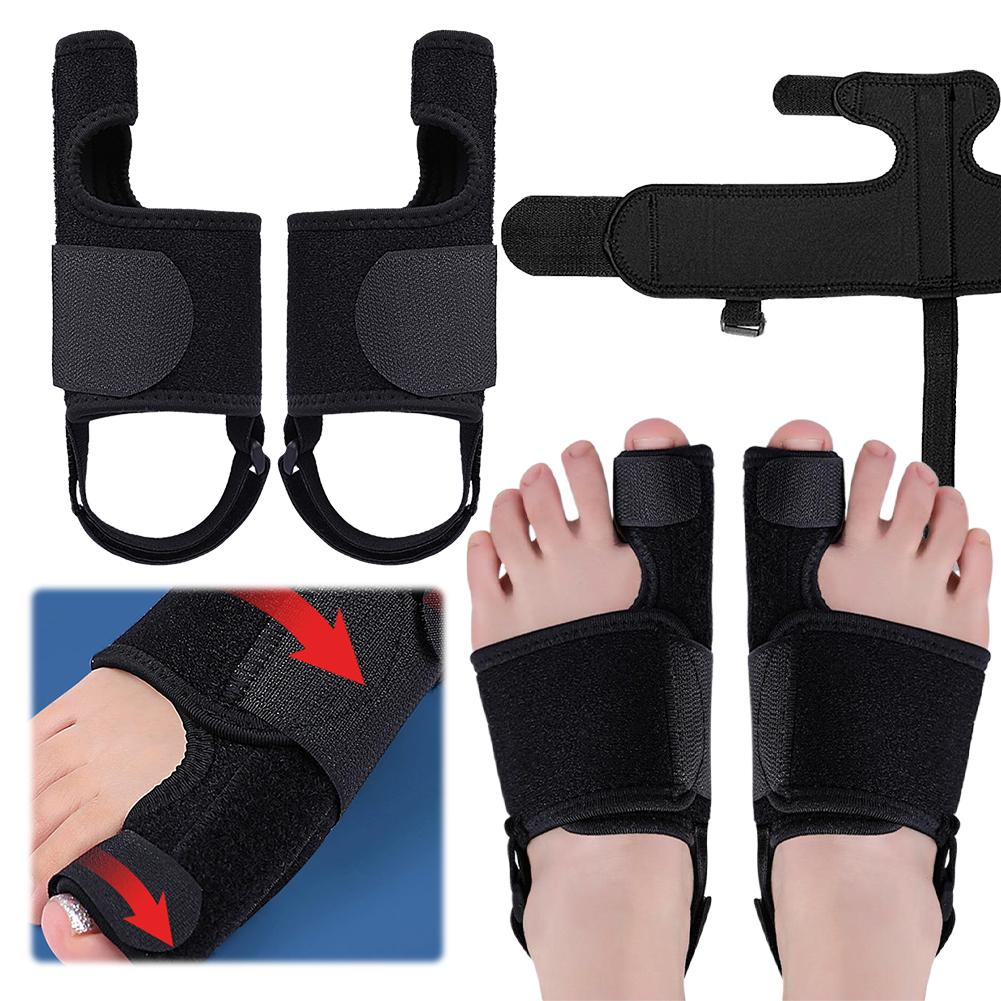 Bunion Corrector Toe Orthopedic Tool with Adjustable Strap Big Toe Straightener Breathable Hallux Valgus Brace for Foot Care