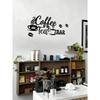 Vintage Metal Coffee Bar Sign, Rustic Wall Decor for Home Kitchen Coffee Shop Restaurant, Hanging Plaque for Cafe Porch Study Room