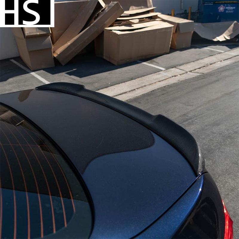 CS Style Carbon Fiber Rear Wing Spoiler for 2010-2016 BMW 5 Series F10/F18