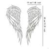 1 Para Metalowa Sztuka Ścienna Skrzydła Anioła Dekoracja Dzieło Sztuki Rękodzieło Ornament Wisząca Dekoracja do Wnętrz
