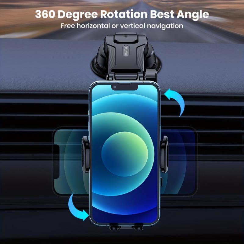 Car Suction Cup Phone Holder, Vehicle-Mounted Phone Stand, Cross-Border.