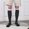 Men's Silk Striped Knee-Length Formal Socks