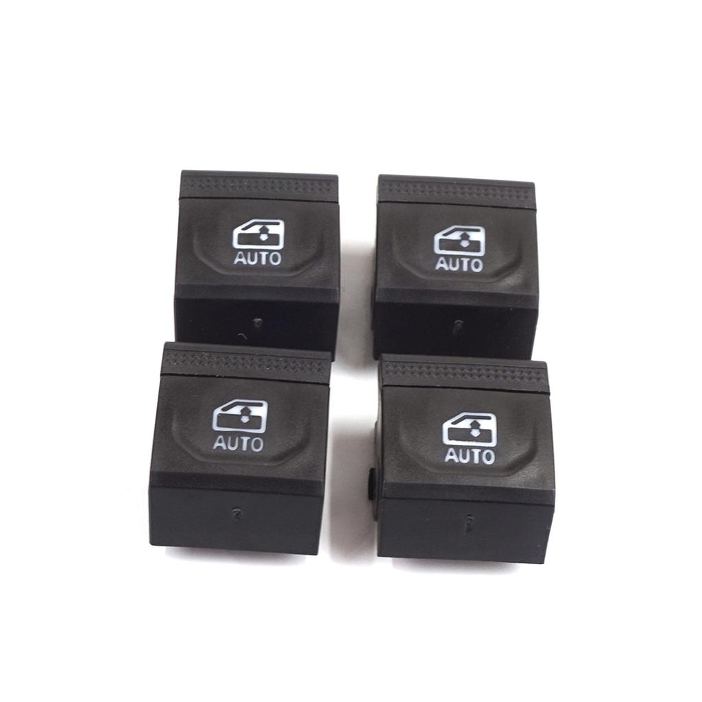 EDP1210-2 4 Stück Fensterheberschalter-Reparaturknopfabdeckung für Renault Clio MK5 Captur MK2 5-Türer 254107073R