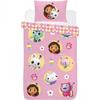 GabbyÂ´s Dollhouse Reversible Gabby and Friends Duvet Set