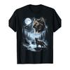 Tortoiseshell Cat Howling at Moon 90's Retro T-Shirt