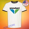 Snowbird Ski Resort Tourism Men's Ringer Black Size S To 3XL