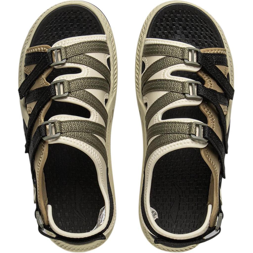 Li Ning Kids Sports Lifestyle Series Comfortable Soft Non-Slip Wear-Resistant Low-Top Sandals Kids Sandals Khaki YKUV010-1