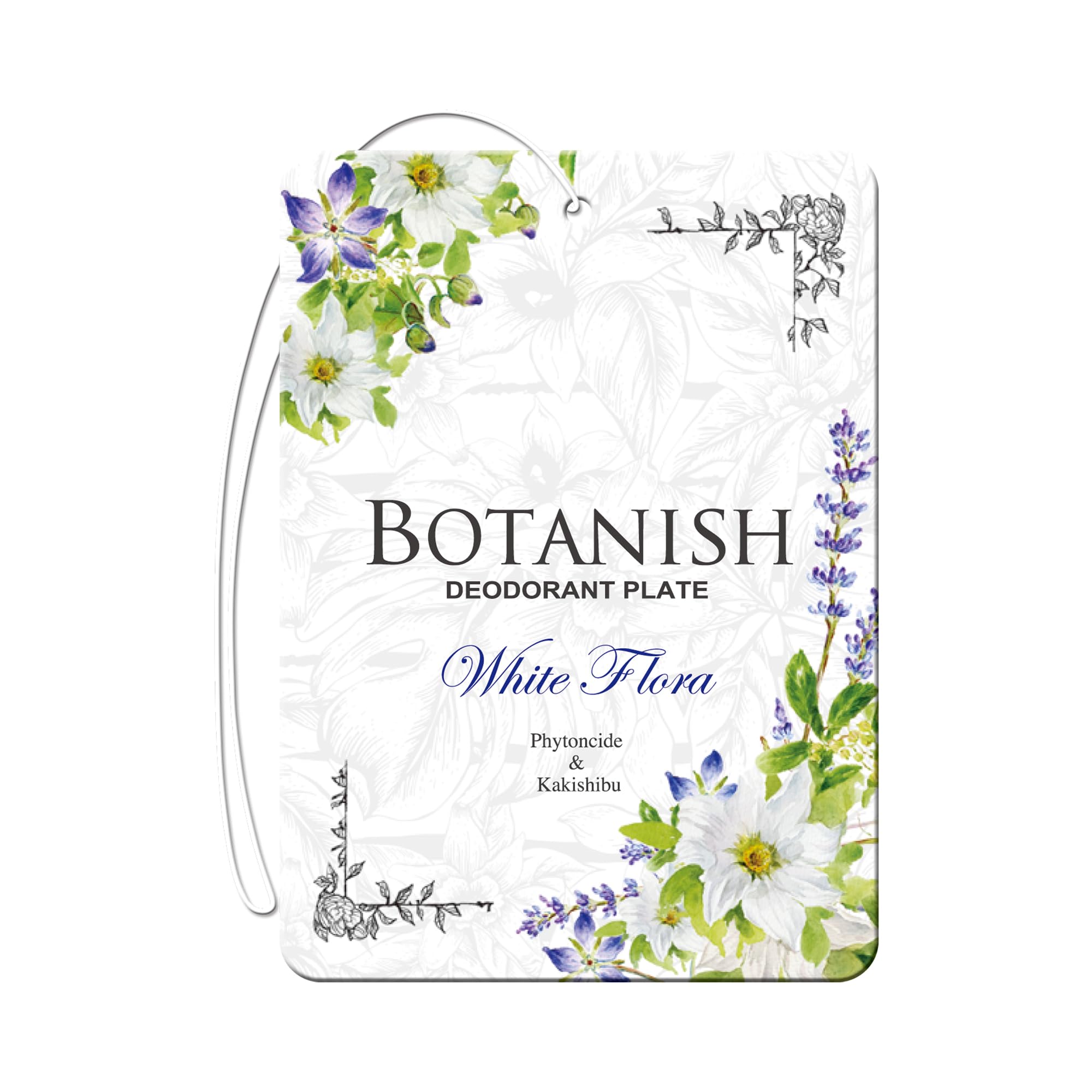 

Carall Harukido 3154 Car , Botanish, 3 Pack, White Flora, 0.4 oz (13 g) x 3 Packs Botanish 3 pack білий