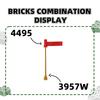 Non-Toxic 322Pcs/Lot 3957W Hard Antenna Building Blocks Moc Construction Compatible With Brick Children Toys Gift Box
