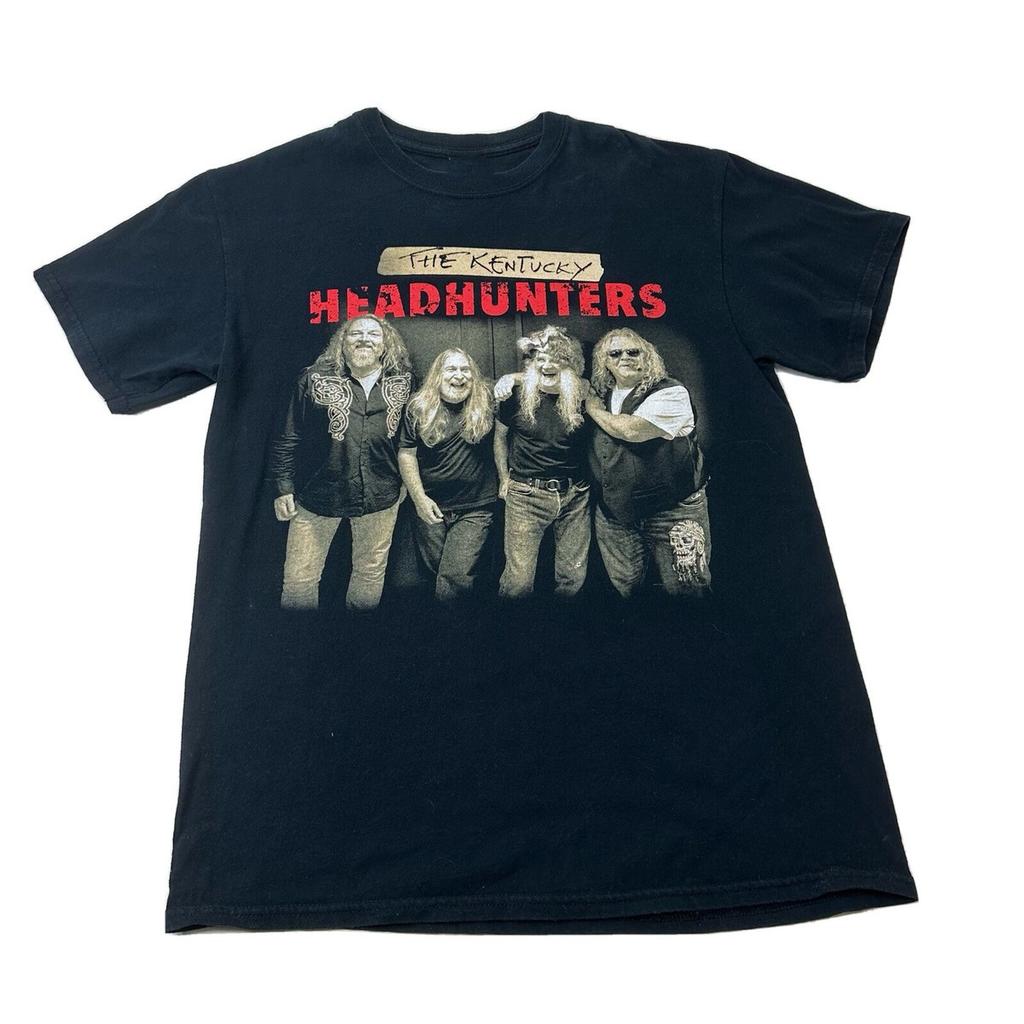 NEW The Kentucky Headhunters Band Members T Shirt Cotton Black All Size UR796