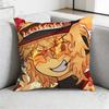EElliot Anime PPizza Pillow Case Antidustmite Pillowcase Invisible Zipper Silky Short Plush Sofa Cushion Cover