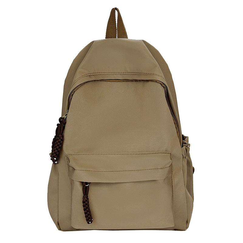Schoolbag Korean version student schoolbag simple and fashionable large-capacity backpack high value small fresh campus backpack wholesale