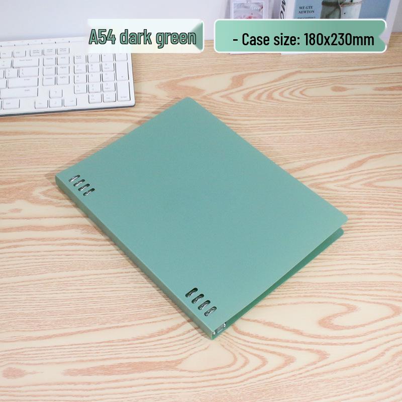 Gradient Non-Scratch Loose-Leaf Push-Pull Binder - B5/A5 Coil Notebook