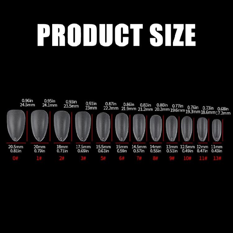 24pcs Short Press On Nail Almond Stick On Nail French Styles Full Cover False Nail with Strawberry Designs for Women