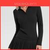 Womens Golf Polo Shirt With Breathable Spandex For Fitness And Running Activities