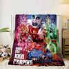 Clown Horror Decke Flanelldecke für Bett, Sofa, Camping, Wandern, Picknick Zubehör, Geschenk für Familie Fan Geschenke