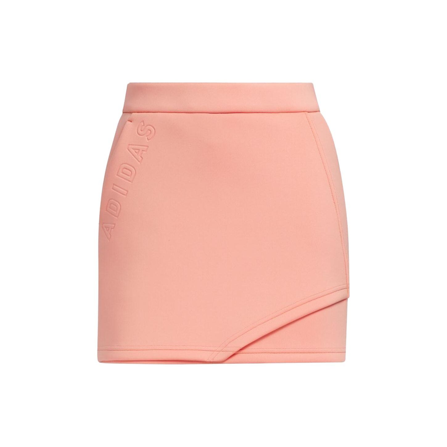 

Adidas Solid Color Elastic Waist Golf Knit Casual Skirt Women Skirts Pink HY0861 XS