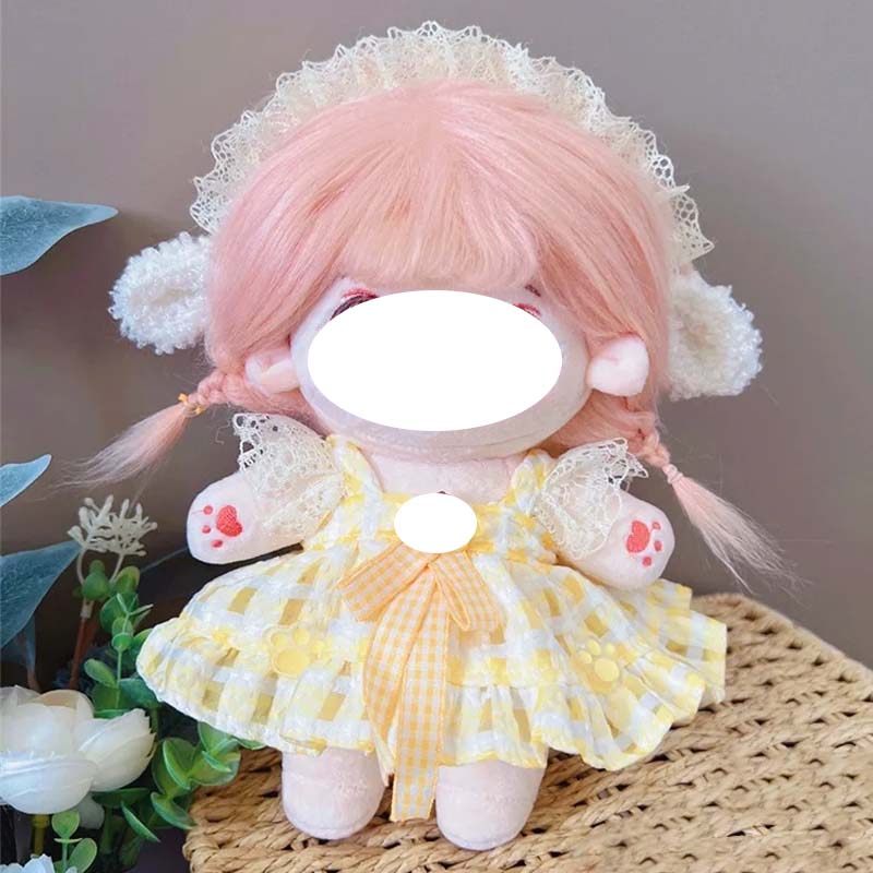 Cute Doll Clothes for 20cm Cotton Doll Princess Maid Dress Up Lolita Clothing Set Kids Dolls Dress Up Toys Doll Accessories