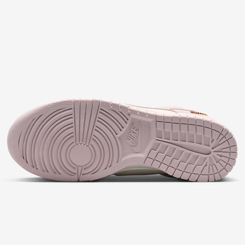 NIKE Women's Casual Skateboarding Shoes DUNK Sneakers IO4244-100 White Pink 37.5