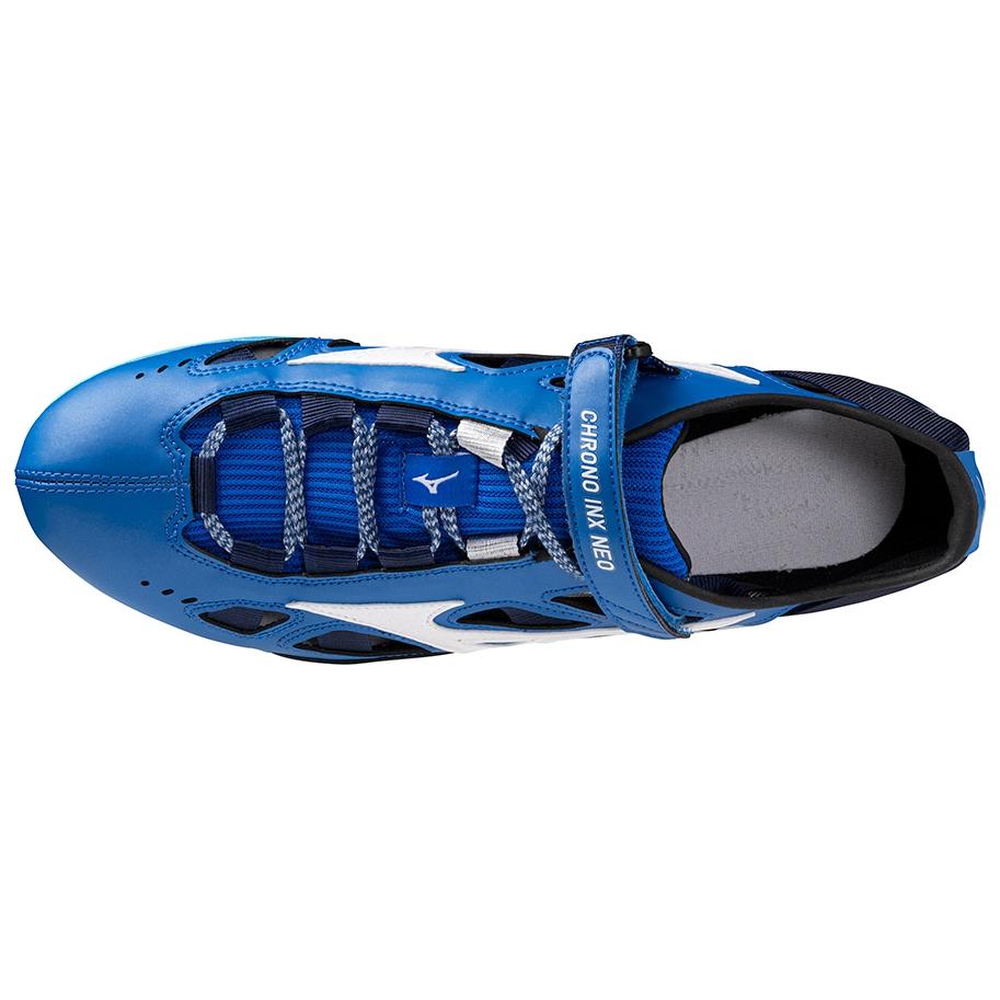 Mizuno Chrono Inx Neo Giappone Comode Antiscivolo Resistenti Scarpe Basse da Corsa Unisex Scarpe da Corsa Blu Bianco U1GA240001
