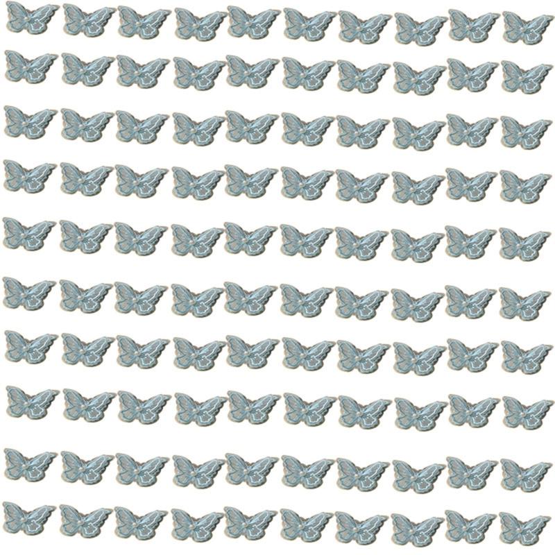 Fabric Pearls Embroidered Butterfly Sewing Accessories For Craft And Fashion
