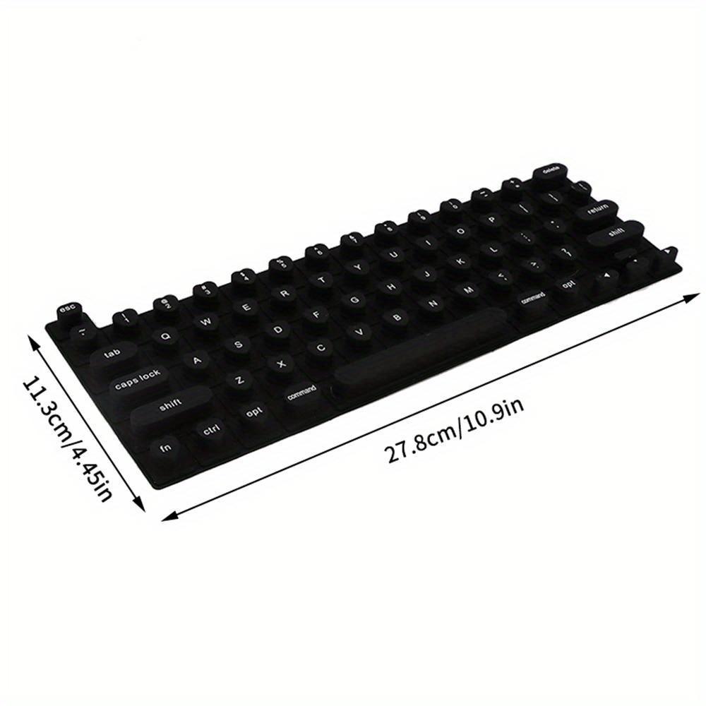 1pc Silicone Laptop Keyboard Film Long Nails Convenient Typing Artifact Protects Manicure Available Press On Nails Key Caps