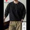 Men's 100% Cotton Drop Shoulder Vintage Crewneck Sweatshirt