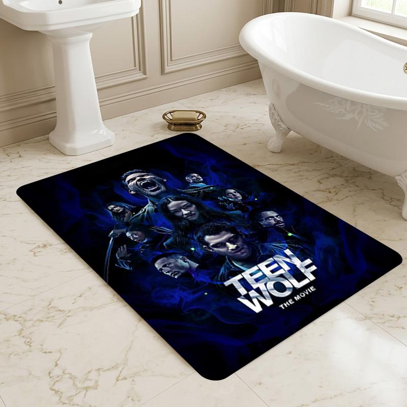 Teen Wolf Living Room Nonslip Area Rug Soft Carpet For Bedroom Game Playroom Sofa Office Home Decor Doormat Christmas Gift C93010