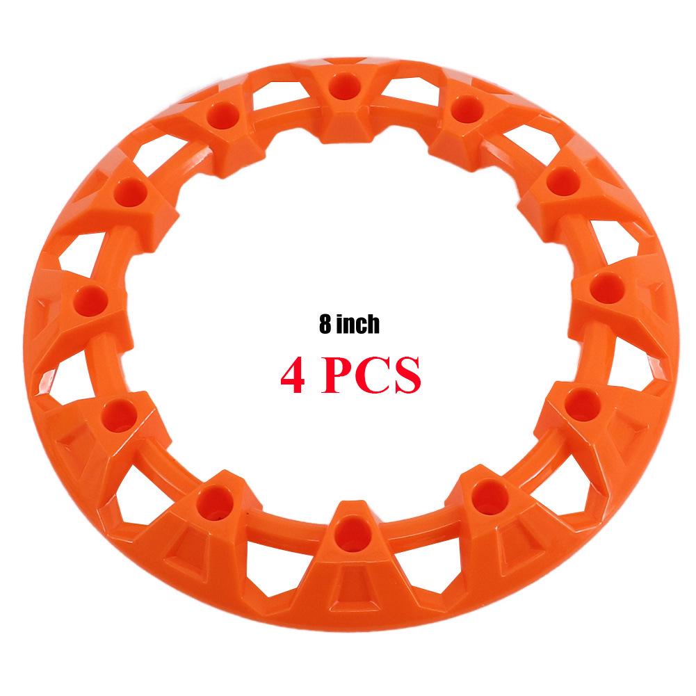 8-10 Inch Off-Road ATV/Beach Buggy Wheel Trim Cover - Colorful Decorative Tire Cap