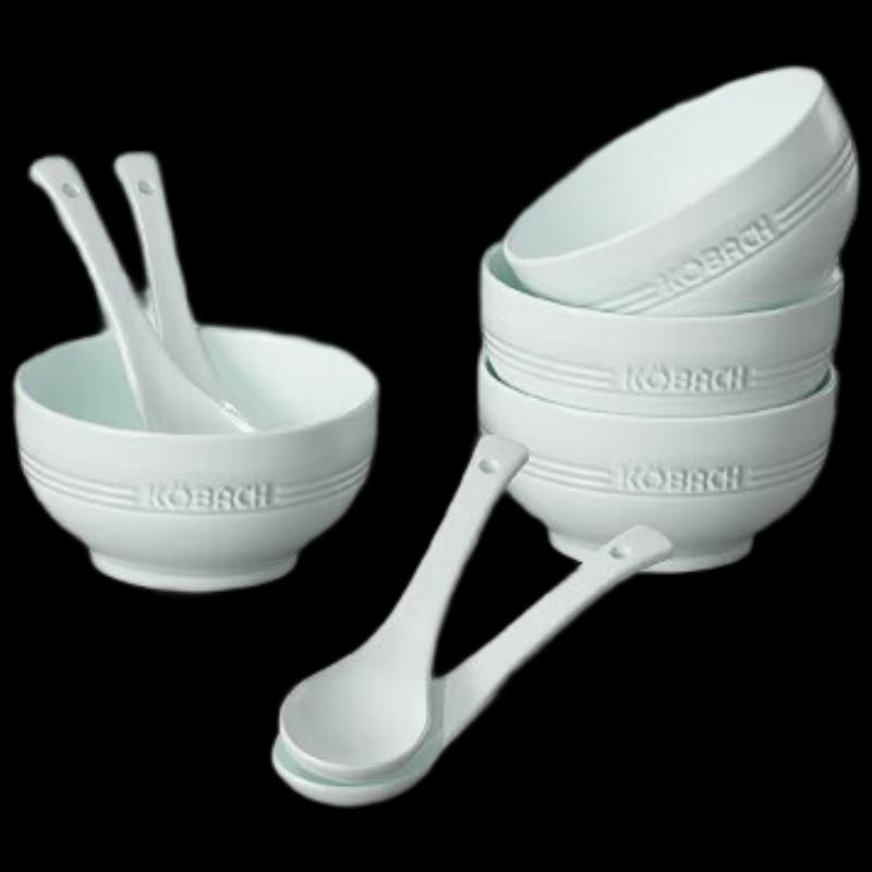 KOBACH 8-Piece Celadon Ceramic Dinnerware Set