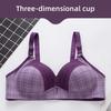 Damen-BH ohne Bügel Dünnes Körbchen Dreireihig Unterwäsche A/B-Cup