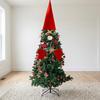 Christmas Tree Topper Star with Hat Nose Gloves Creative Faceless Design for Holiday Decoration