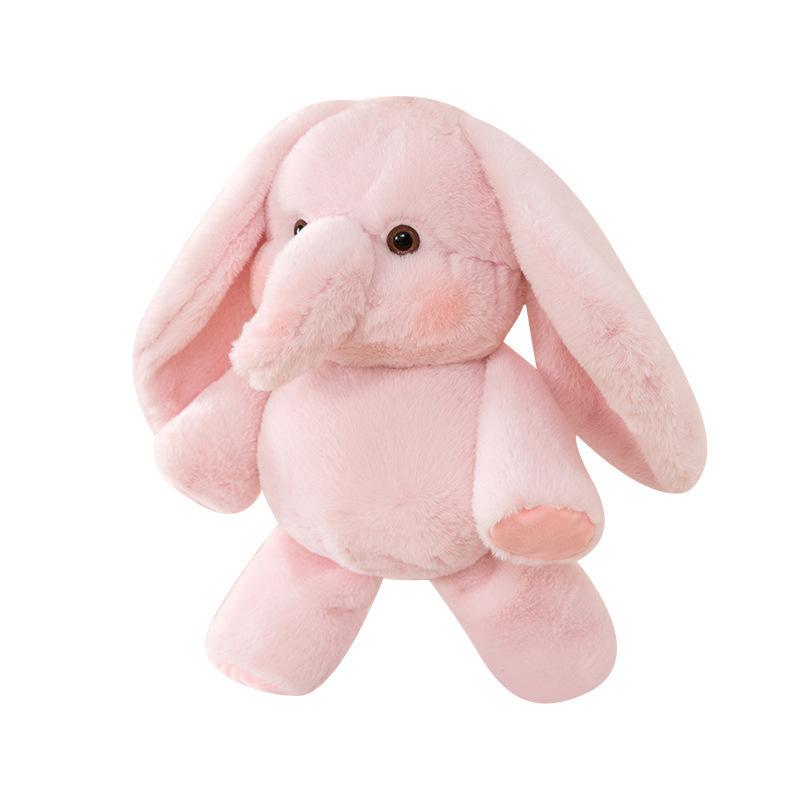Cute Baby Elephant Plush Toy Soft Stuffed Elephant Cuddly Sleep Companion Pillow Comforting Plushies For Birthday Gift