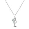 New Sterling copper Moon Protective Hand Pendant Chain Necklace 925 copper Charm Necklace for Women Fine Zircon Gift