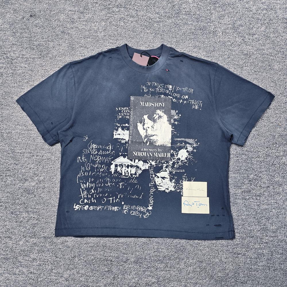 Yao Fashion Oversized Fit Vintage Unisex Street Style All Match Versatile Trendy Casual Comfortable Daily Tops T Shirt For Men
