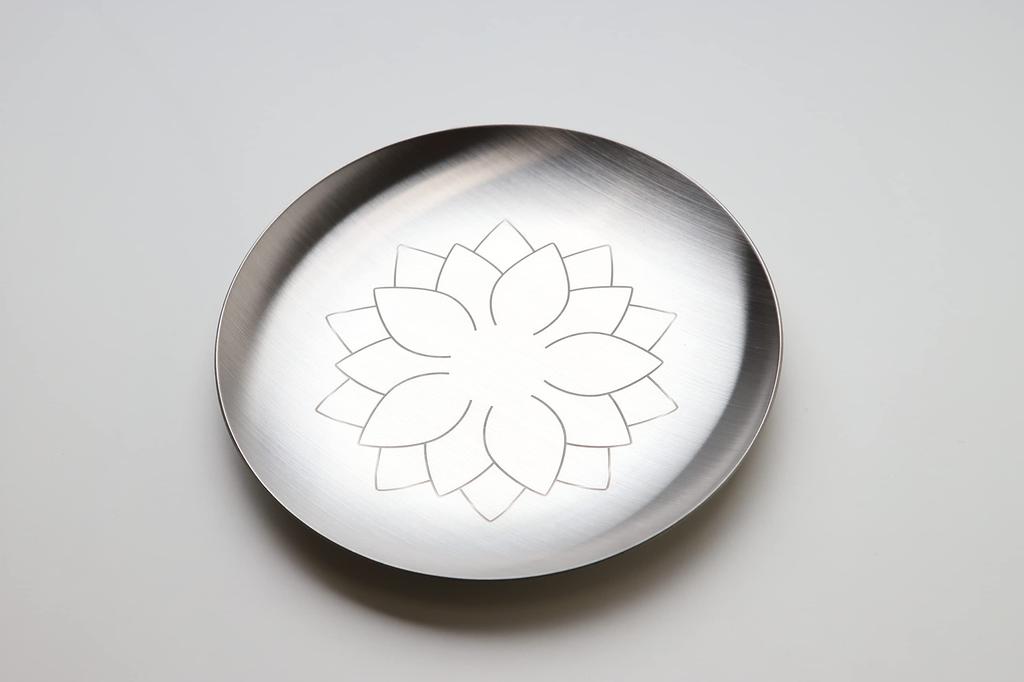 Incense holder Stainless no ash easy to (Shintsuto) steel, required, safe, clean.