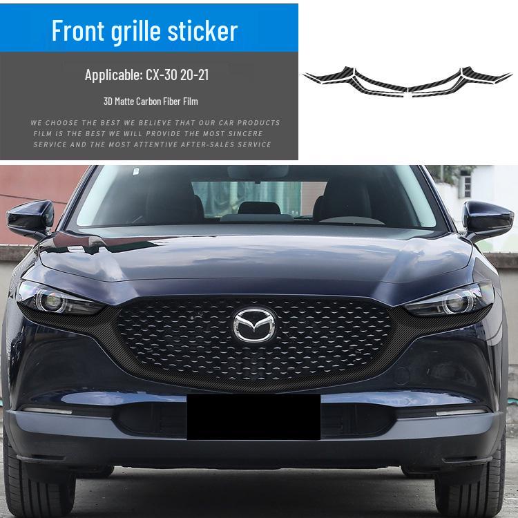 Mazda CX5/CX30 (17-21) Interior Carbon Fiber Sticker - Damage-Free Replacement