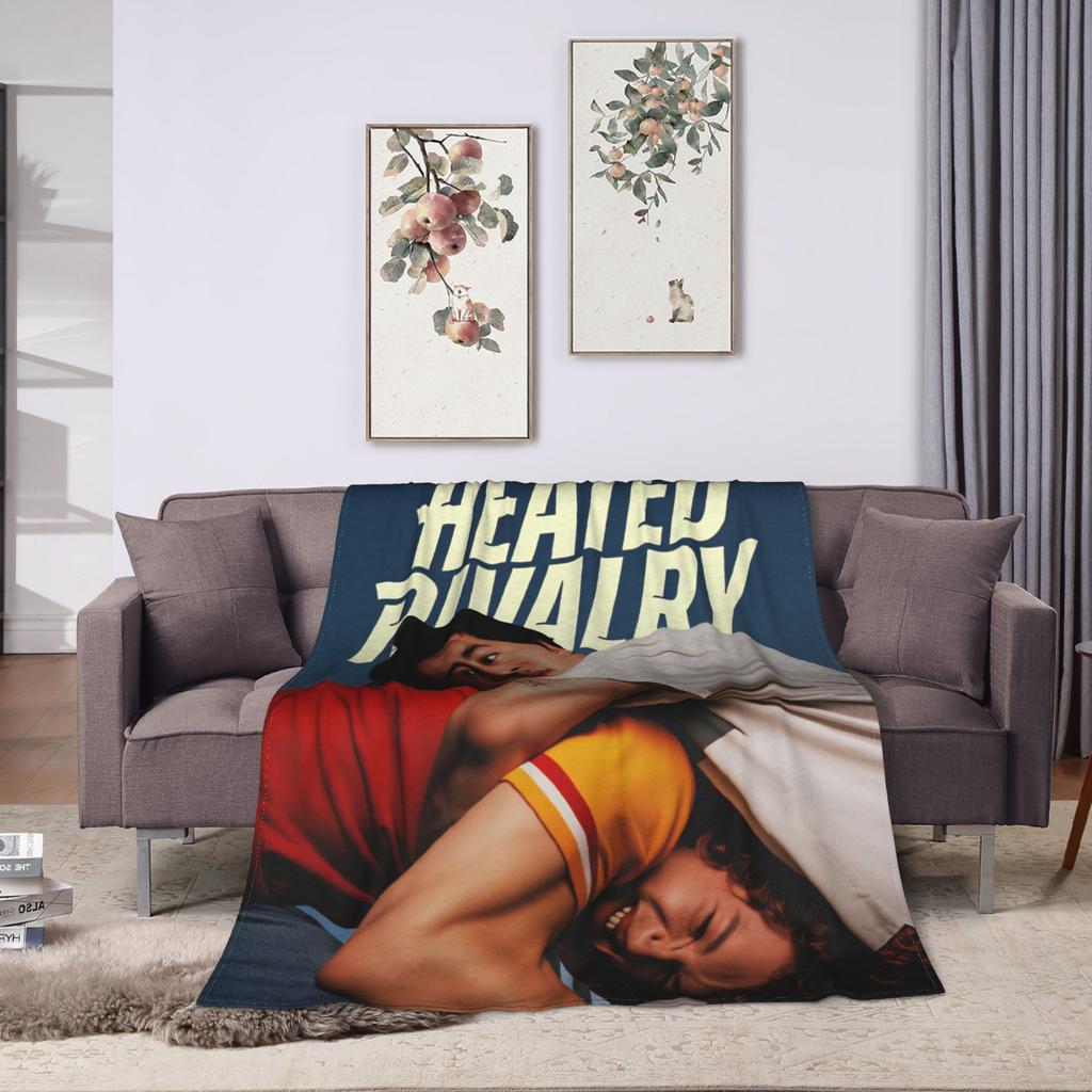 Heated Rivalry Flannel Blanket Connor Hollander Warm Soft Bedding Throws for Home Decor Travel Office Bedspread Sofa Bed Cover